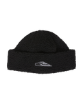 The Quiksilver Mens Sherpa Crown Beanie in Black