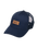 The Quiksilver Mens Decades Cotton Patch Trucker Cap in Dark Denim