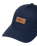 The Quiksilver Mens Decades Cotton Patch Trucker Cap in Dark Denim