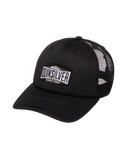 The Quiksilver Mens Decades Foam Trucker Cap in Black