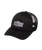 The Quiksilver Mens Decades Foam Trucker Cap in Black