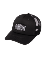 The Quiksilver Mens Decades Foam Trucker Cap in Black
