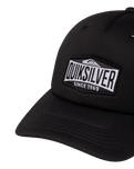 The Quiksilver Mens Decades Foam Trucker Cap in Black