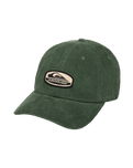 The Quiksilver Mens Decades Cord Cap in Forest