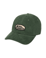 The Quiksilver Mens Decades Cord Cap in Forest