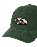 The Quiksilver Mens Decades Cord Cap in Forest
