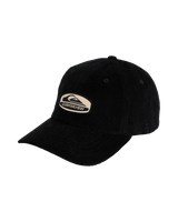The Quiksilver Mens Decades Cord Cap in Black