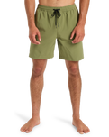 Taxer Amphibian Boardshorts in Loden Green