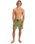 Taxer Amphibian Boardshorts in Loden Green