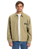 The Quiksilver Mens DNA Surf Harrington Jacket in Aloe