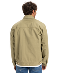 The Quiksilver Mens DNA Surf Harrington Jacket in Aloe