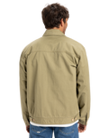 The Quiksilver Mens DNA Surf Harrington Jacket in Aloe