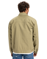 The Quiksilver Mens DNA Surf Harrington Jacket in Aloe