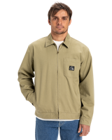 The Quiksilver Mens DNA Surf Harrington Jacket in Aloe