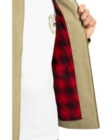 The Quiksilver Mens DNA Surf Harrington Jacket in Aloe