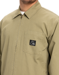 The Quiksilver Mens DNA Surf Harrington Jacket in Aloe