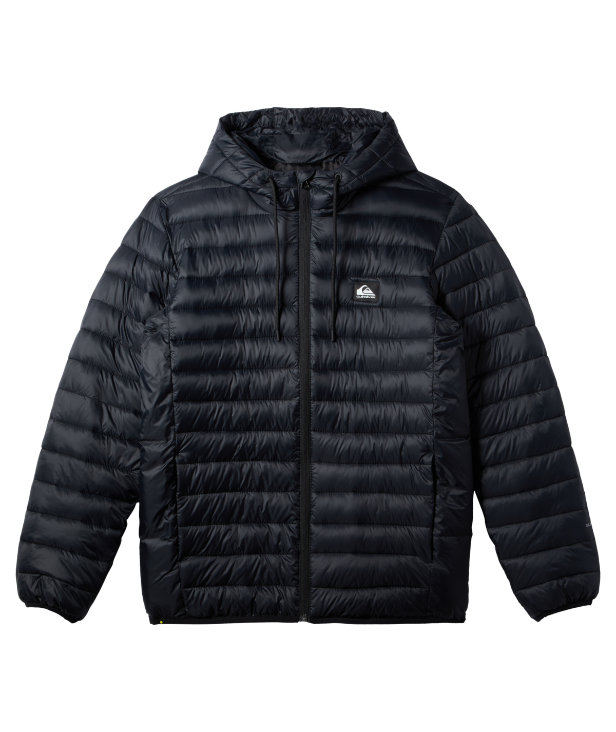 The Quiksilver Mens Scaly Hooded Jacket in Black