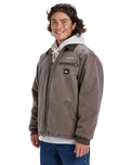 The Quiksilver Mens Shaper Pad Jacket in Chocolate Brown