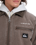 The Quiksilver Mens Shaper Pad Jacket in Chocolate Brown
