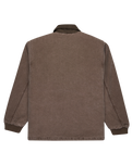 The Quiksilver Mens Shaper Pad Jacket in Chocolate Brown
