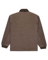 The Quiksilver Mens Shaper Pad Jacket in Chocolate Brown