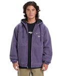 The Quiksilver Mens Mercury Straight Out Jacket in Purple Velvet