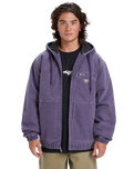 The Quiksilver Mens Mercury Straight Out Jacket in Purple Velvet