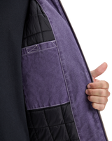 The Quiksilver Mens Mercury Straight Out Jacket in Purple Velvet