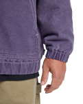 The Quiksilver Mens Mercury Straight Out Jacket in Purple Velvet