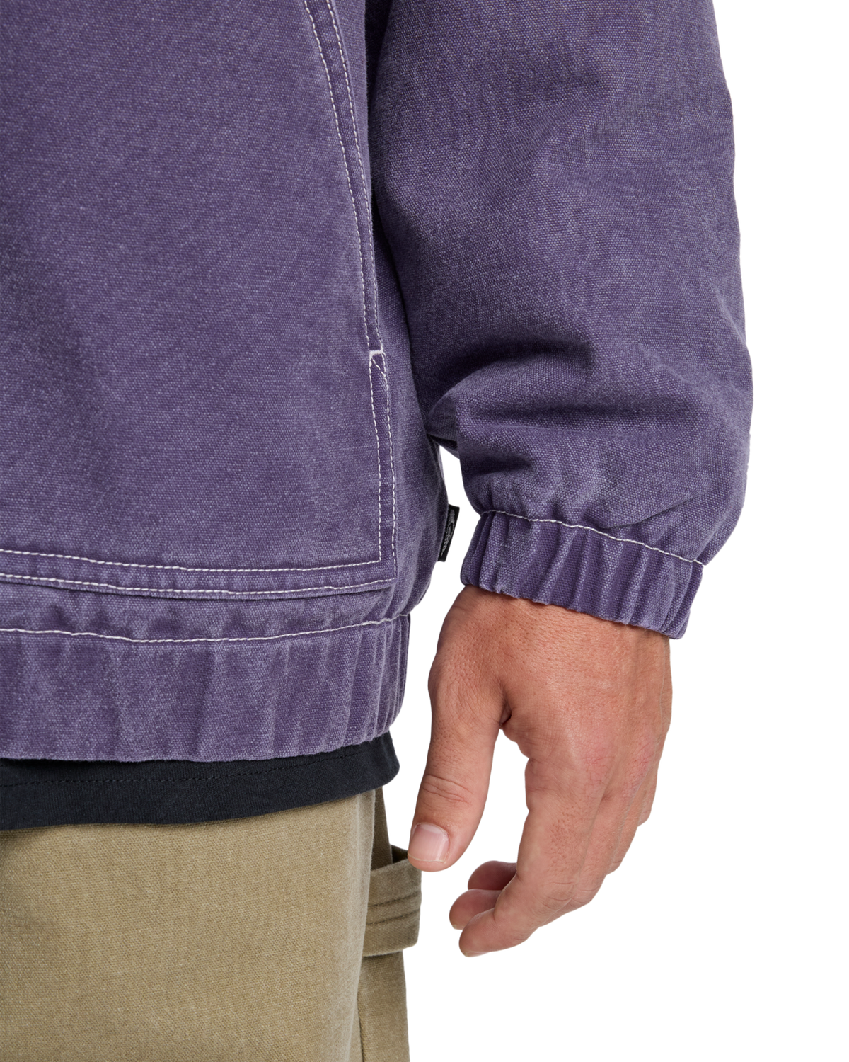 The Quiksilver Mens Mercury Straight Out Jacket in Purple Velvet