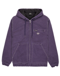 The Quiksilver Mens Mercury Straight Out Jacket in Purple Velvet