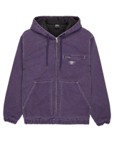 The Quiksilver Mens Mercury Straight Out Jacket in Purple Velvet