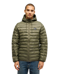 The Quiksilver Mens Scaly Hooded Jacket in Grape Leaf