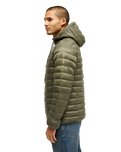 The Quiksilver Mens Scaly Hooded Jacket in Grape Leaf