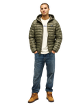 The Quiksilver Mens Scaly Hooded Jacket in Grape Leaf