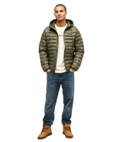 The Quiksilver Mens Scaly Hooded Jacket in Grape Leaf
