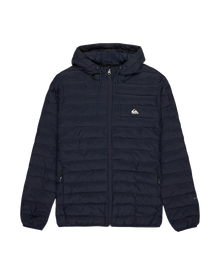 The Quiksilver Mens Scaly Hooded Jacket in Dark Navy