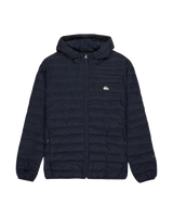 The Quiksilver Mens Scaly Hooded Jacket in Dark Navy