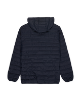 The Quiksilver Mens Scaly Hooded Jacket in Dark Navy