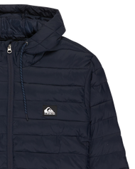The Quiksilver Mens Scaly Hooded Jacket in Dark Navy