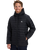 Scaly Hooded Insulated Jacket in Black