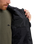 Scaly Hooded Insulated Jacket in Black