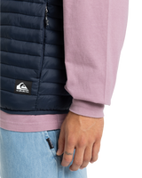 Scaly Gilet in Dark Navy