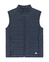 Scaly Gilet in Dark Navy