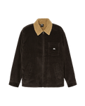 The Quiksilver Mens Sherpa Harrington Jacket in Tarmac
