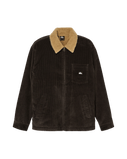 The Quiksilver Mens Sherpa Harrington Jacket in Tarmac