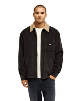 The Quiksilver Mens Sherpa Harrington Jacket in Tarmac