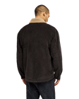 The Quiksilver Mens Sherpa Harrington Jacket in Tarmac