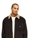 The Quiksilver Mens Sherpa Harrington Jacket in Tarmac