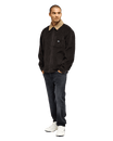 The Quiksilver Mens Sherpa Harrington Jacket in Tarmac